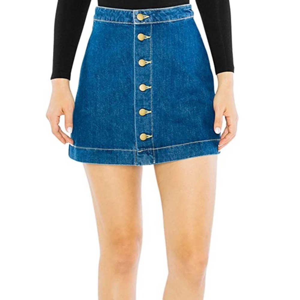 American Apparel Jean Skirt